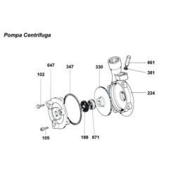 Ricambi CM Motori per Motopompe CM25-CM46/N