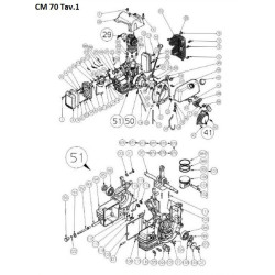 Ricambi CM Motori per Motopompe CM25-CM46/N