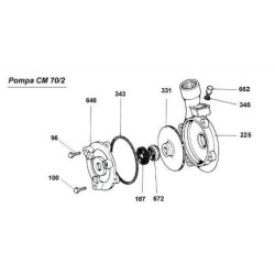 Ricambi CM Motori per Motopompe CM25-CM46/N