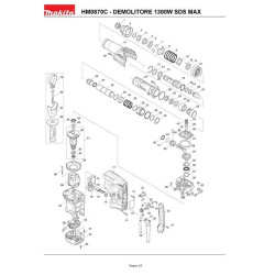 Ricambi Makita per Demolitori HM0870C-HM0871C