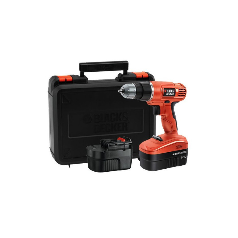 Cordless Drill 18V Dual Battery with Case EPC18CABK