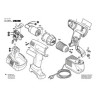 Bosch Spare Parts for Cordless Drill Driver GSR 