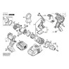 Bosch Spare Parts for Cordless Drill Driver GSR 