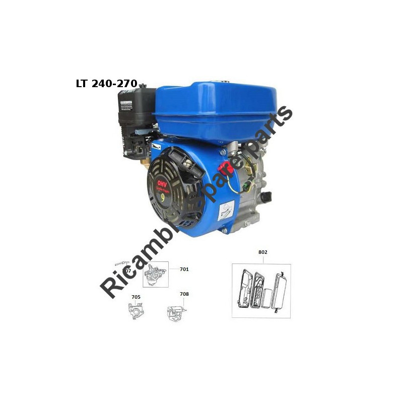 Ricambi CM Motori per Ricambi Motori Benzina 4T LT240-270