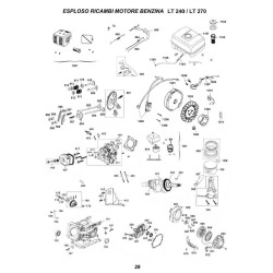 Ricambi CM Motori per Ricambi Motori Benzina 4T LT240-270