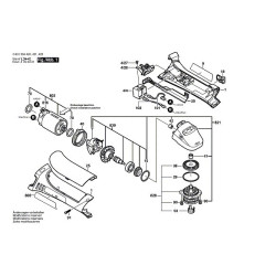 Ricambi Bosch per Smerigliatrice Angolare a Batteria GWS 14,4 V/0 601 934 420