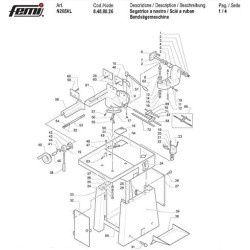 Femi Spare Parts for Stationary Band Saws N265 XL-8488026