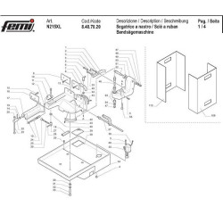 Troncatrice per Metallo Femi 780 XL