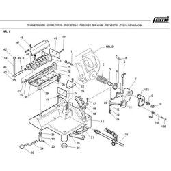 Ricambi Femi per Segatrice a Nastro Trasportabile ABS NG160-8486080 