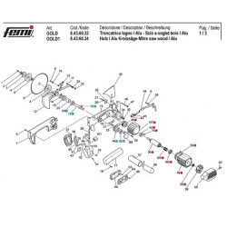 Troncatrice per Metallo Femi 780 XL