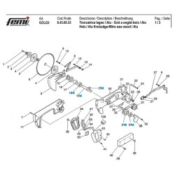 Femi Spare Parts for Mitre Saw GOLD3-8436033