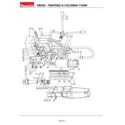 Makita Spare Parts for Magnetic Drill