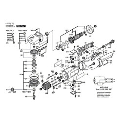 Bosch Spare Parts for Angle Polisher GPO 12 E/0 601 366 703