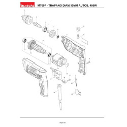 Maktec Spare Parts for Drill