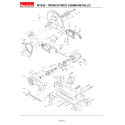 Maktec Spare Parts for Cut-Off MT242