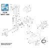 FIAC Spare Parts for Piston Air Compressor FX 90 1300 W