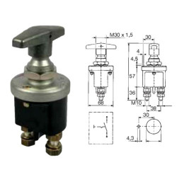Battery Switch off With Housing in Material Thermoset