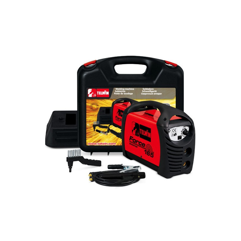 Saldatrice ad Inverter 140A Telwin Force 165