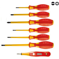 Set 7 Insulated 1000V Screwdrivers