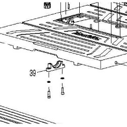 Holder A for Bench Saw Makita MLT100