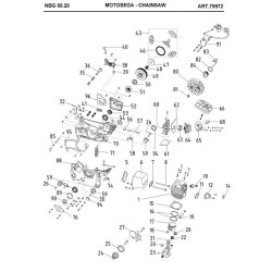 Ricambi Ama per Motoseghe NBG 50