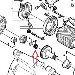 Molla di Compressione per Trapani Bosch GSB13-16/PSB500-650-700