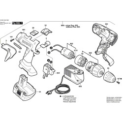 Bosch Spare Parts for Cordless Drill Driver PSR 12 VE-2