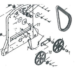 Toothed Wheel for Thicknesser FEMI - Drawing