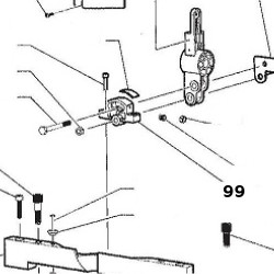 Supporto Snodo per Troncatrici FEMI 732-733-TR240-245 - Esploso