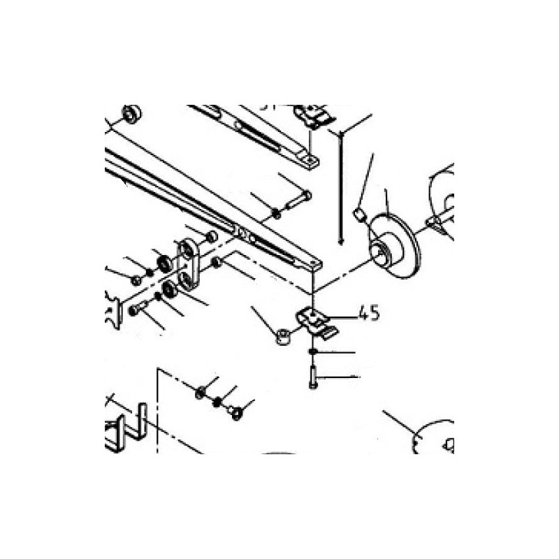 Lower Blade Lock for Scroll Saw FOX F40562