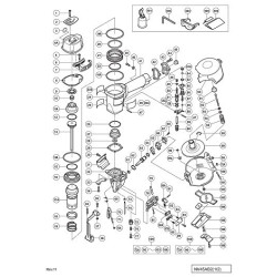 Hitachi Spare Parts for Pneumatic Coil Nailer NV45AB2