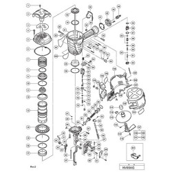 Ricambi Hitachi per Chiodatrice a Bobina NV90AG