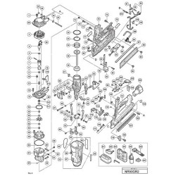 Hitachi Spare Parts for Gas Strip Nailer NR90GR2