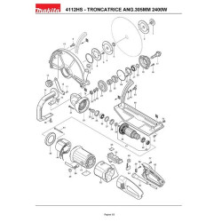 Ricambi Makita per Troncatrice Angolare 4112HS