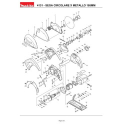 Ricambi Makita per Sega Circolare per Metallo 4131