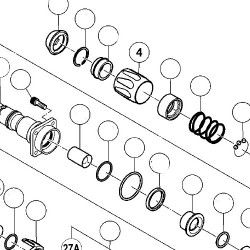 Sliding Handle for Demolition Hammers Hitachi H45SR