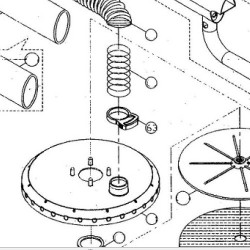 Clamp for Wall Sanders Rurmec P500-P1500