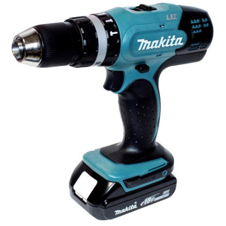 Cordless Drill Screwdriver Makita DHP453RYE With Percussion 1,5Ah