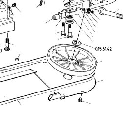 Ring 21,8x14x0,5 mm for Band Saws FEMI 780-782-783