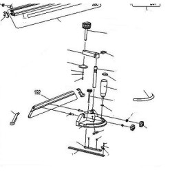 Protractor Guide for Bench Saw Makita MLT100