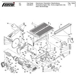 Troncatrice per Metallo Femi 780 XL