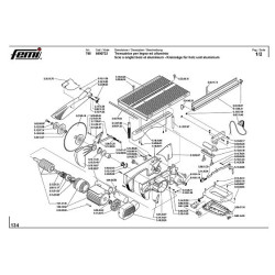 Femi Spare Parts for Mitre Saw 745-8400722