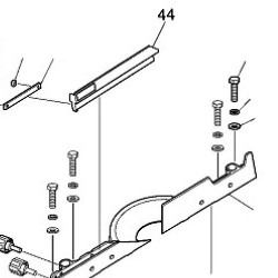 Guide Plate for Bench Saw Makita LS0815FL
