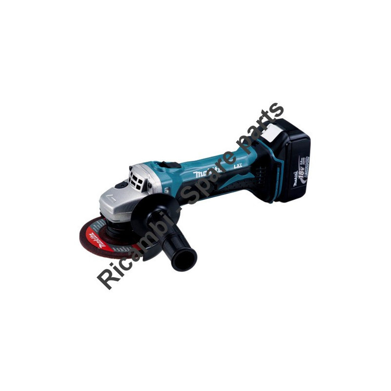 Ricambi Makita per Smerigliatrice Angolare a Batteria BGA452SFE