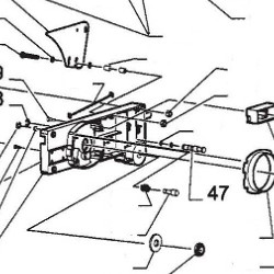 Perno Blocco Braccio per Troncatrici FEMI 732-733-TR240-245