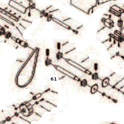 Rullo Anteriore Trascinamento per Combinata Mini Kompacta 150/6