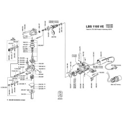 Flex Spare Parts for Belt Grinder LBS 1105 VE