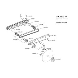 Flex Spare Parts for Fillet Weld Grinder LLK 1503 VR
