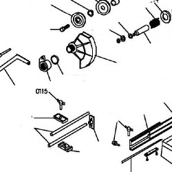 Clamps Block Rods Wing Bolt for Miter Saws Compa 2300-2301