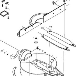 Table Kerf for Wood Bench Saw Makita LH1200F - Diagram